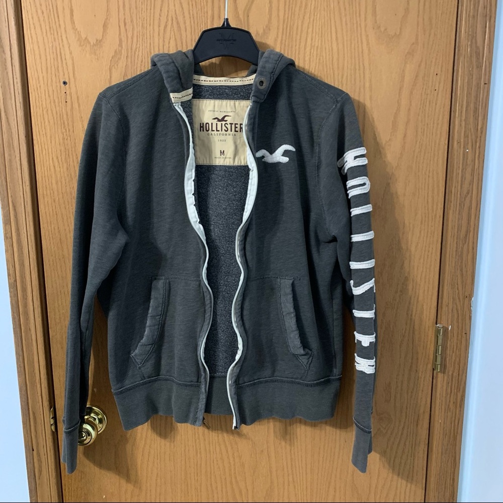 Hollister zip up jacket